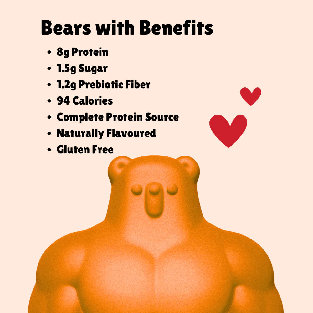 Buff Bears Protein Gummies 32g Single Sachet Or A Box Of 12 Sachets, Please choose Your Flavour