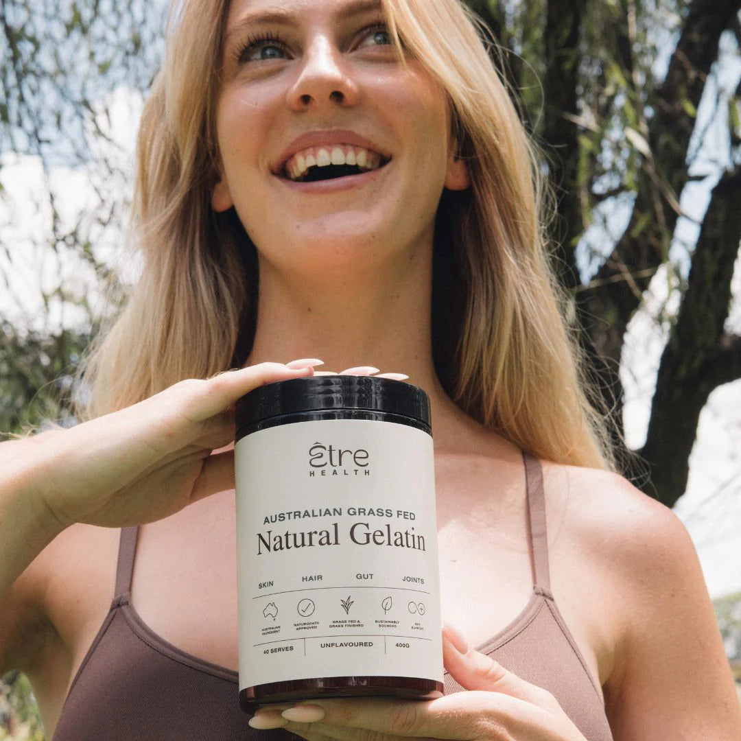 Etre Health Australian Grass Fed Natural Gelatin 400g, Unflavoured For Skin hair Gut & Joints