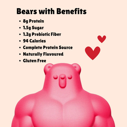 Buff Bears Protein Gummies 32g Single Sachet Or A Box Of 12 Sachets, Please choose Your Flavour