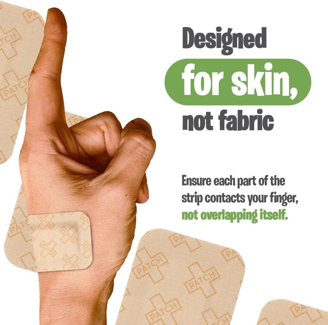 PATCH Mixed Pack Of 100 Assorted Size Bandages, For Sensitive Skin