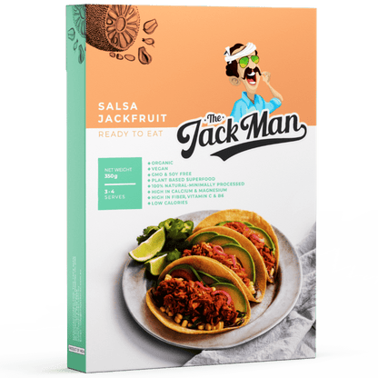 The Jack Man Mexican Salsa Jackfruit 350g, Ready To Eat With No Preservatives