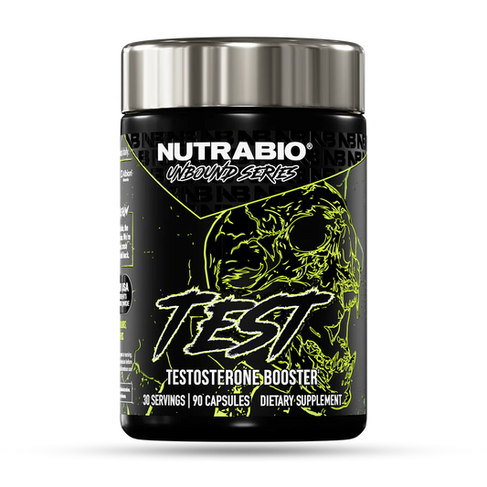 Nutrabio Unbound Series. TEST The Ultimate Testosterone Booster 90 Capsules, For Explosive Strength & Maximum Gain