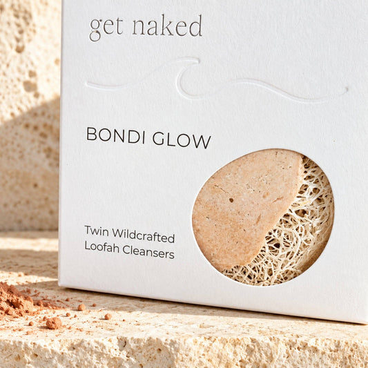 Get Naked Bondi Glow Body Soap | Twin Pack Wildcrafted Loofah Cleansers