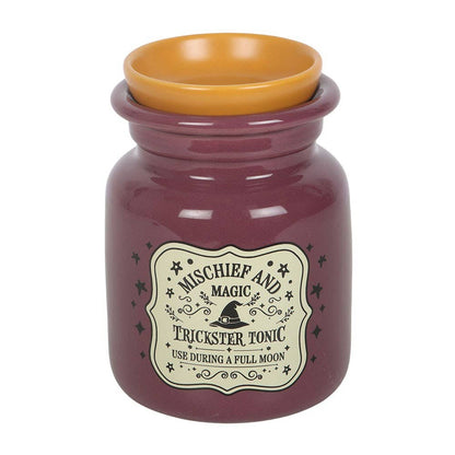 Mischief & Magic Potion Bottle Ceramic Oil Burner & Wax Warmer, For A Mystical Atmosphere