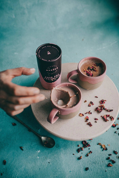 Manuko Rose Hot Chocolate | 60% Dark Chocolate 250g, With Shavings Of Organic Stoneground Chocolate