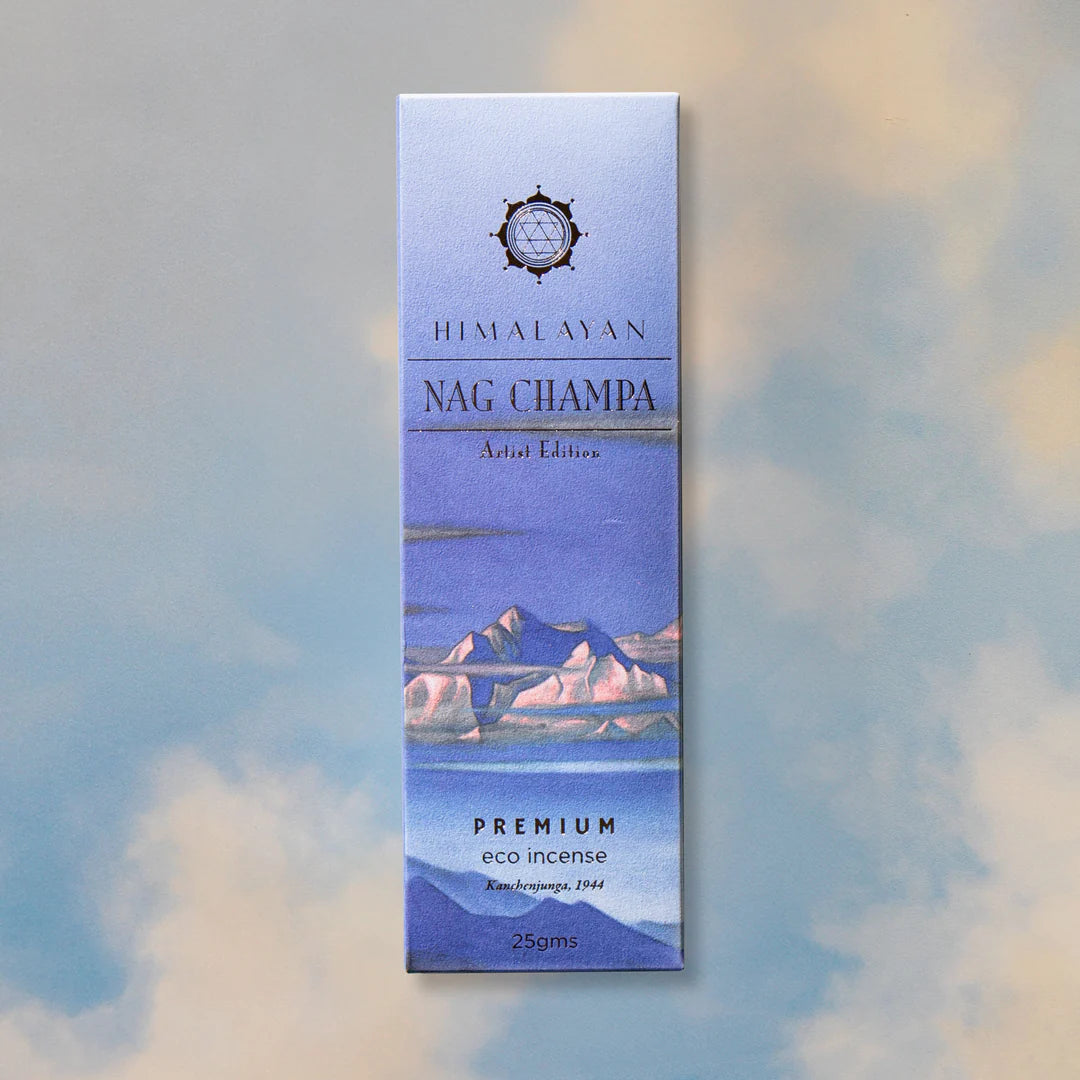 Holy Smoke Eco Incense Himalayan Nag Champa 25gm, Sacred Floral-Resin Temple Bloom