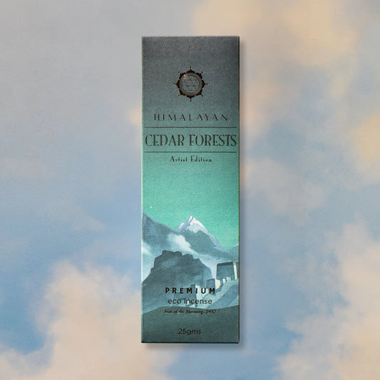 Holy Smoke Eco Incense Himalayan Cedar Forests 25gm, Deep Evergreen Alpine Immersion
