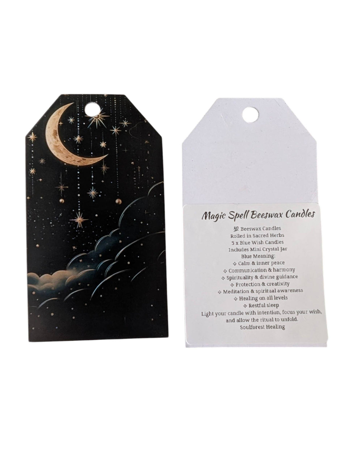 Soulforest Healing Magic-Wish Beeswax & Herbs Spell Candles Kit, Handcrafted With Pure Beeswax