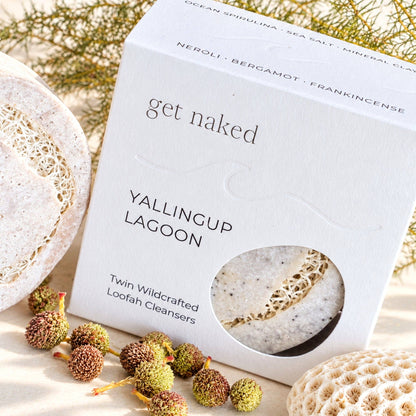 Get Naked Yallingup Lagoon Body Soap | Twin Wildcrafted Loofah Cleansers