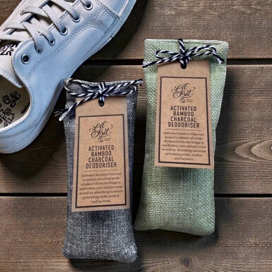 Lil' Bit Better Activated Bamboo Charcoal Deodorizer Bag, Absorb Odours & Moisture