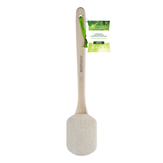 Eco Tools Loofah Bath Brush With Bamboo Handle, Expands When Wet