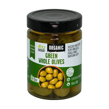 Every Bit Organic Green Whole Organic Olives 300g, Product Of Greece
