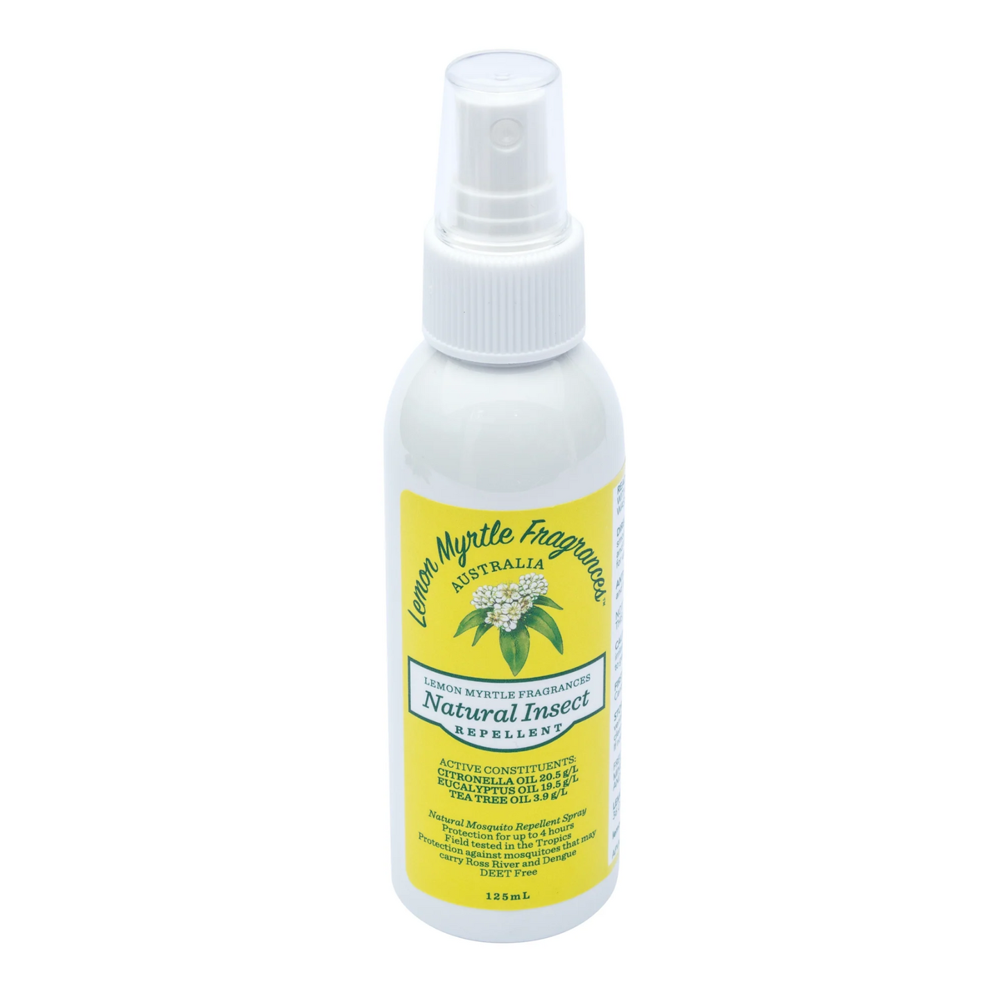 Lemon Myrtle Fragrances Insect Repellent 125ml Or 250ml