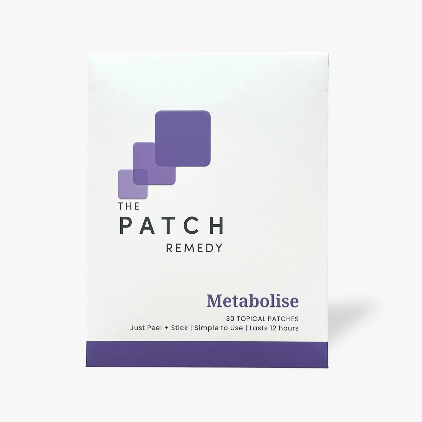 The Patch Remedy Metabolise 30 Topical Patches, Daily Metabolic Support