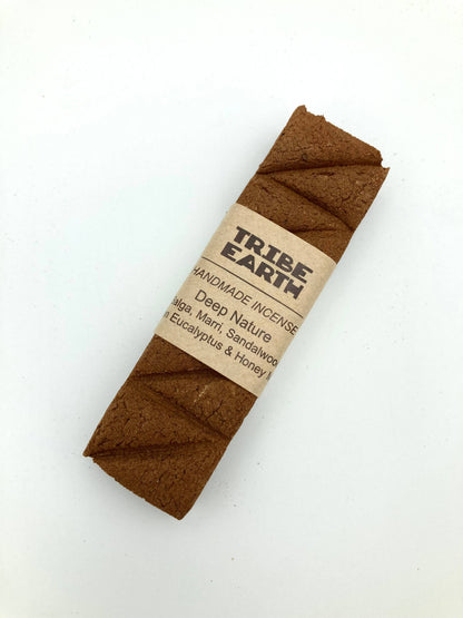 Tribe Earth Deep Nature Incense Plank | 10 Triangles Per Plank, With Lemon Eucalyptus & Honey Myrtle