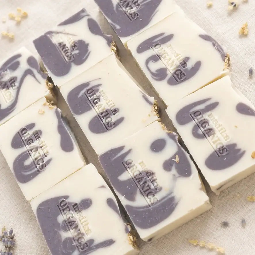 Medika Organics Lemon Lavender Soap Bar 130g, Handmade In Queensland