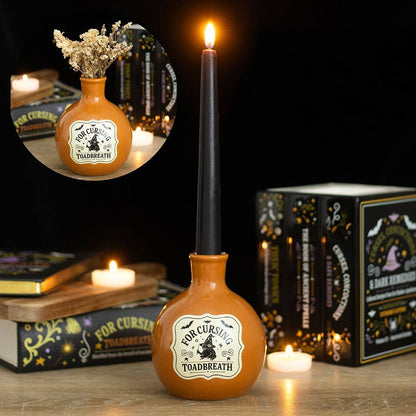 Spirit Of Equinox Toad-Breath Potion Bottle, Use As A Vase Or A Candle Holder