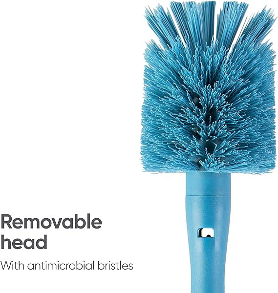 NEW# Owala 2 In 1 Bottle Brush, With A Twist N' Hide Straw In A Smokey Blue Colour
