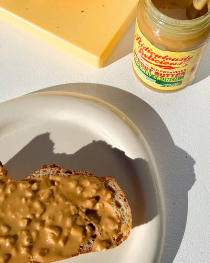 Ridiculously Delicious Chunky Crunch Old Fashioned Peanut Butter 375g, With A Dash Of Murray River Salt
