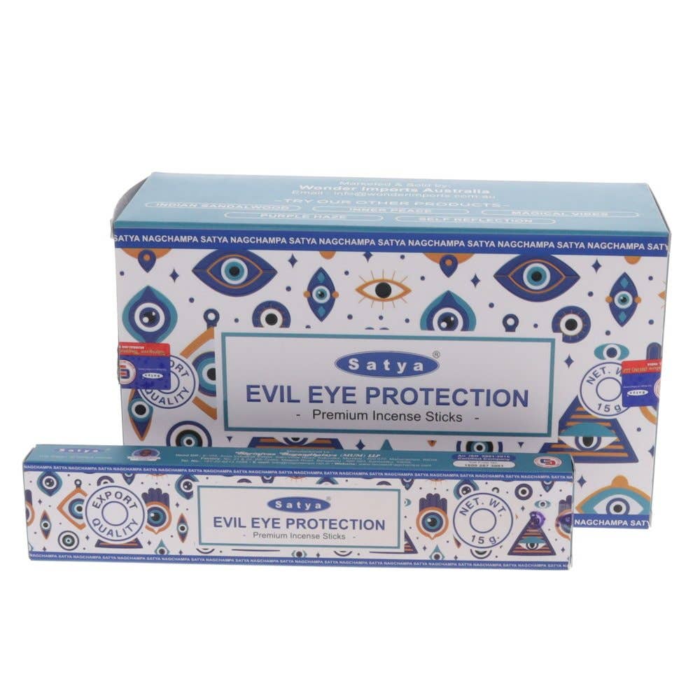 Satya Evil Eye Protection Incense 15g, For Protection