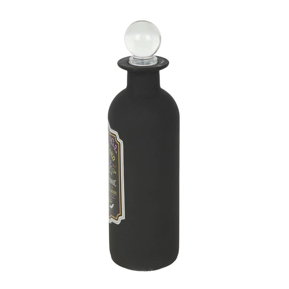 Mischief & Magic Trickster Tonic Decorative Glass Potion Bottle, A Captivating Accent Piece