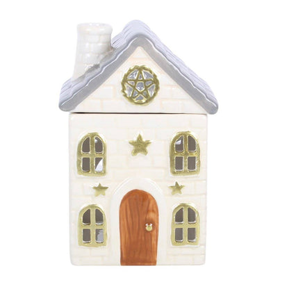Stone Cottage Ceramic Oil Burner, Enchanting & Grounding