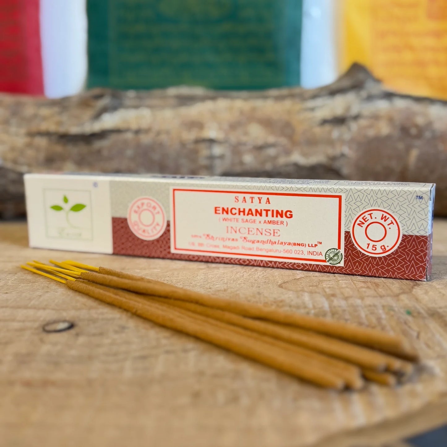 Satya Earth Combination Series Enchanting Incense 15g, With White Sage & Amber