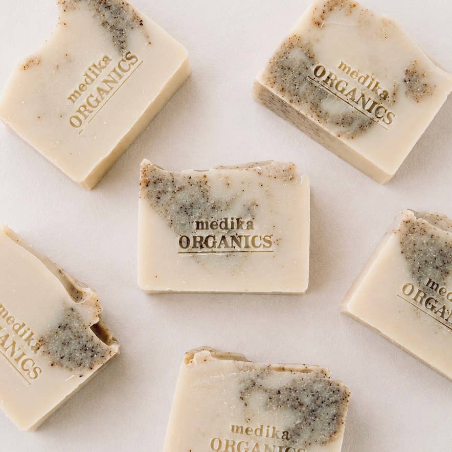 Medika Organics Tea Tree Eucalyptus Soap Bar 130g, Handmade In Queensland