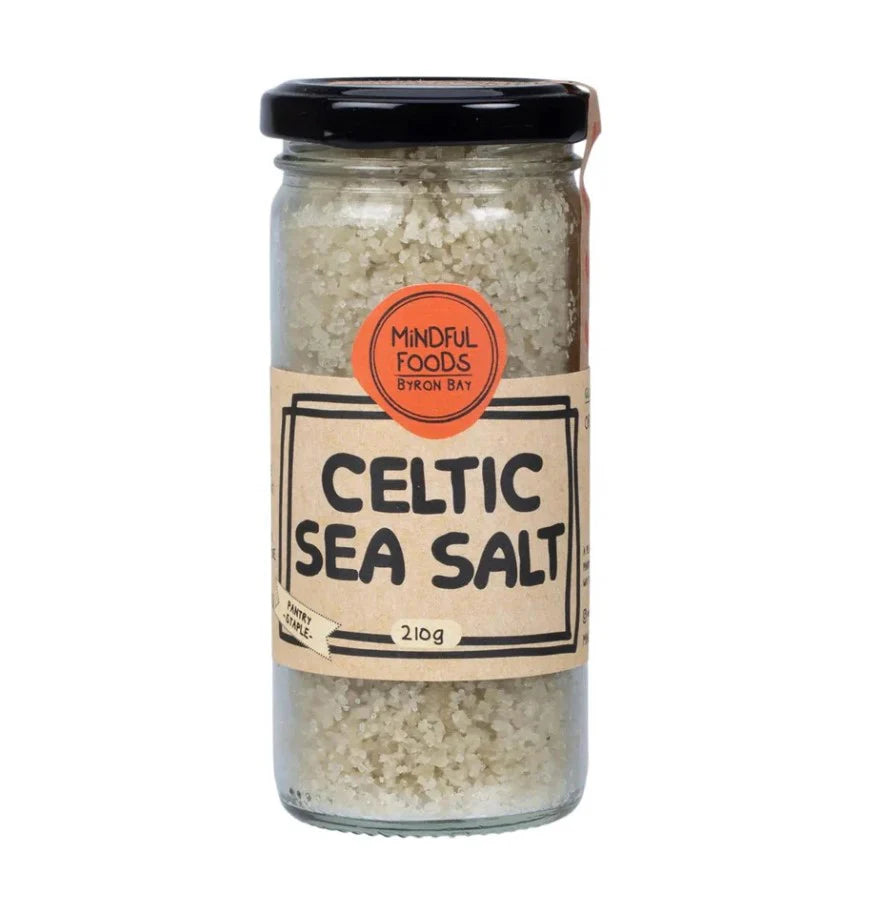 Mindful Foods Course Celtic Sea Salt 250g Or 420g, Unrefined With Over 80 Trace Minerals