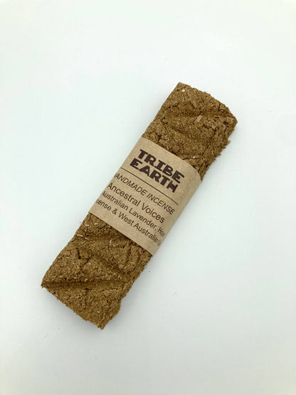 Tribe Earth Ancestral Voices Incense Plank | 10 Triangles Per Plank, With West Australian Lavender, Oak & Hojari Frankincense