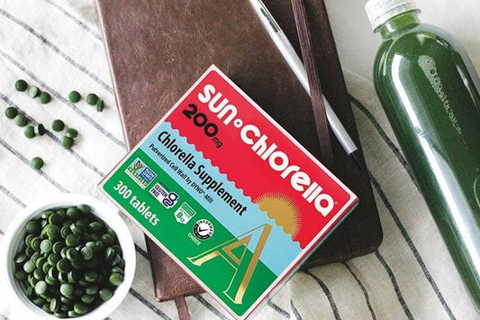 Sun Chlorella A Chlorella Supplement 200mg 300Tablets, Gluten-Free With Active B12