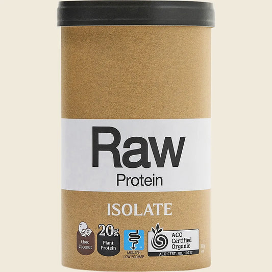 Amazonia Certified Organic Raw Protein Isolate Choc Coconut, Choose Your Size!