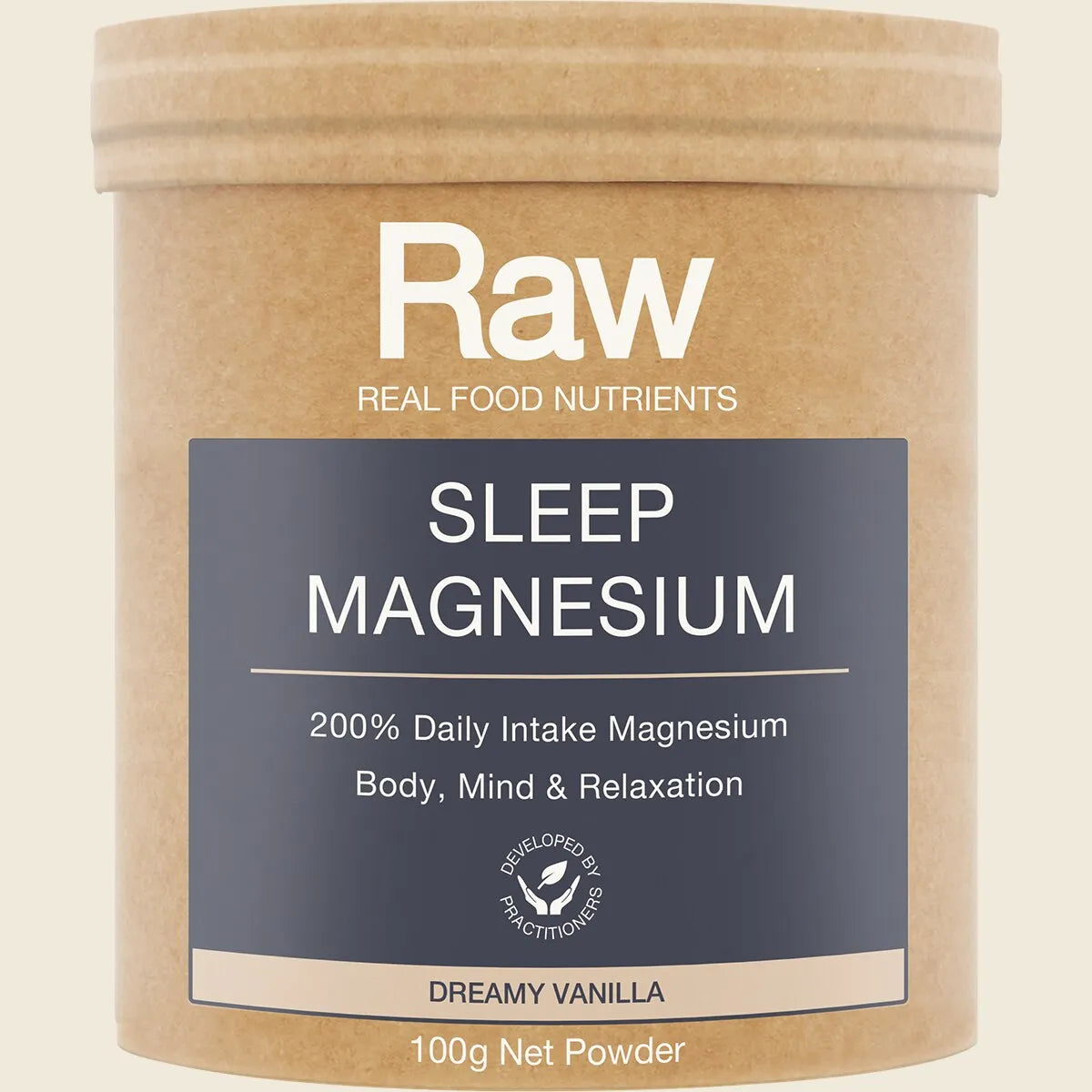 Amazonia Raw Sleep Magnesium Dreamy Vanilla, Choose Your Size!
