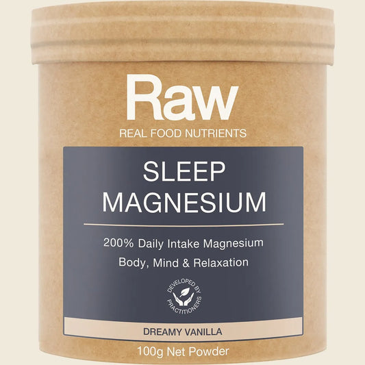 Amazonia Raw Sleep Magnesium Dreamy Vanilla, Choose Your Size!