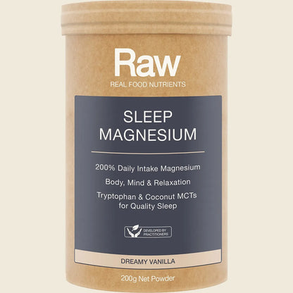 Amazonia Raw Sleep Magnesium Dreamy Vanilla, Choose Your Size!