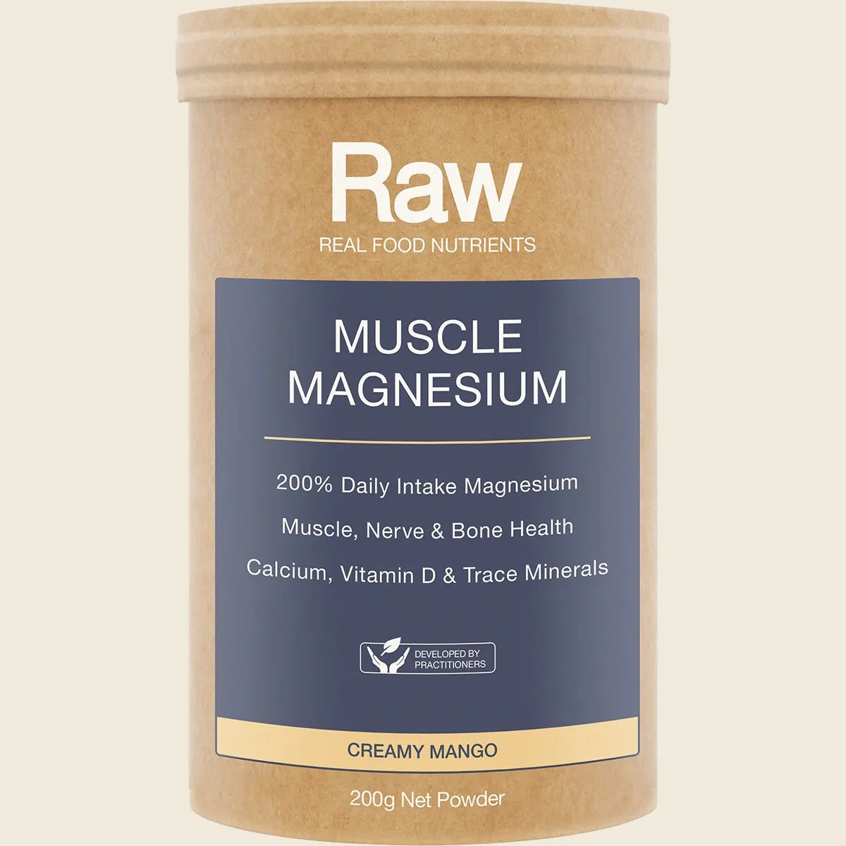 Amazonia Raw Muscle Magnesium Creamy Mango, Choose Your Size!
