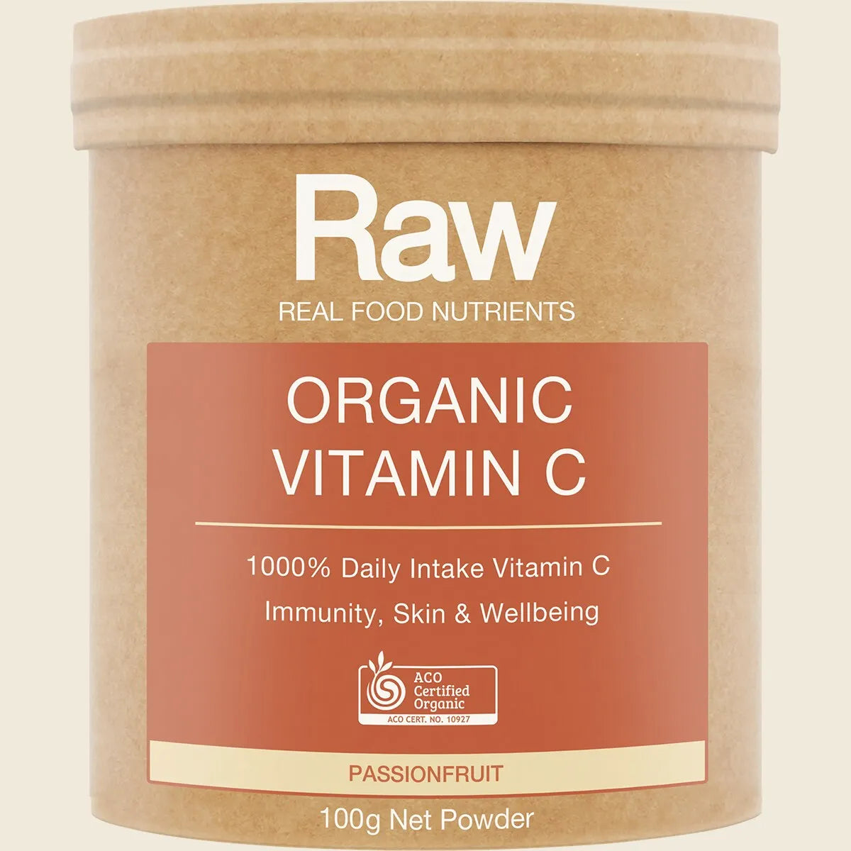 Amazonia Raw Organic Vitamin C Passionfruit, Choose Your Size!