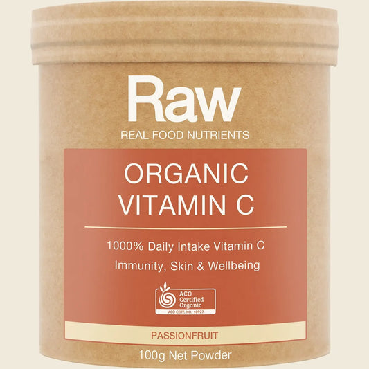 Amazonia Raw Organic Vitamin C Passionfruit, Choose Your Size!