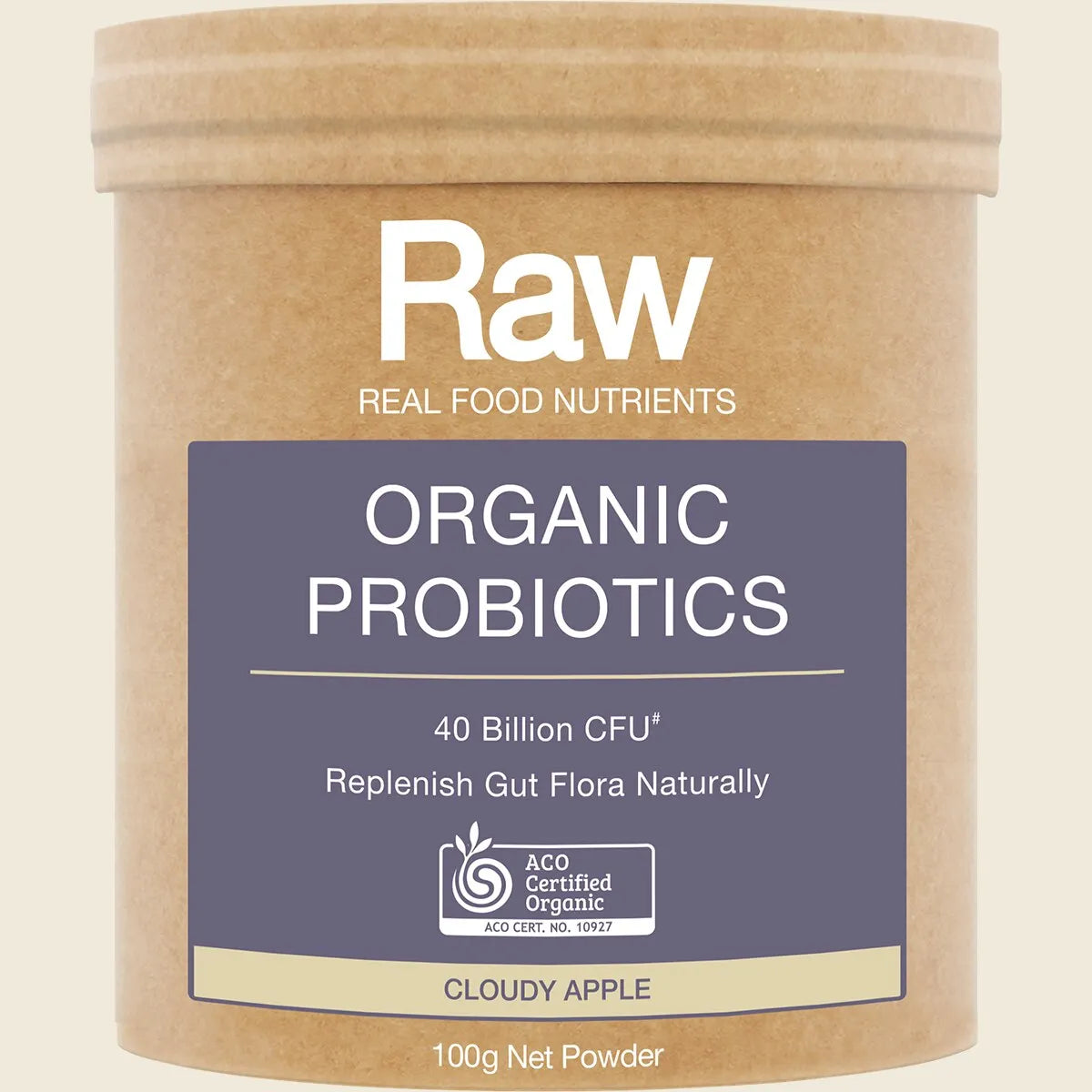 Amazonia Raw Organic Probiotics Cloudy Apple, Choose Your Size!