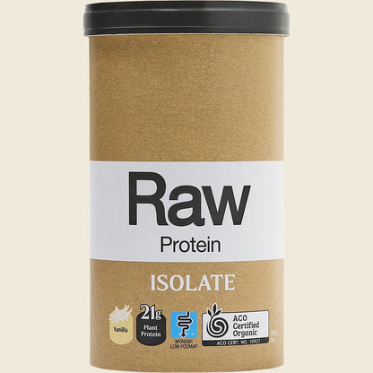 Amazonia Raw Certified Organic Protein Isolate Vanilla, Choose Your Size!