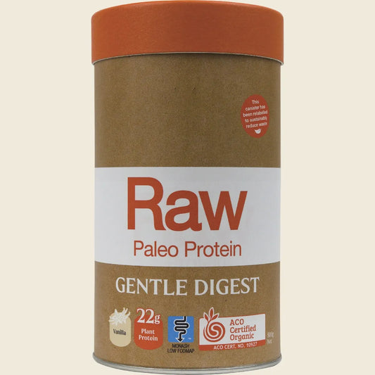 Amazonia Raw Gentle Digest Paleo Protein Vanilla, Choose Your Size!