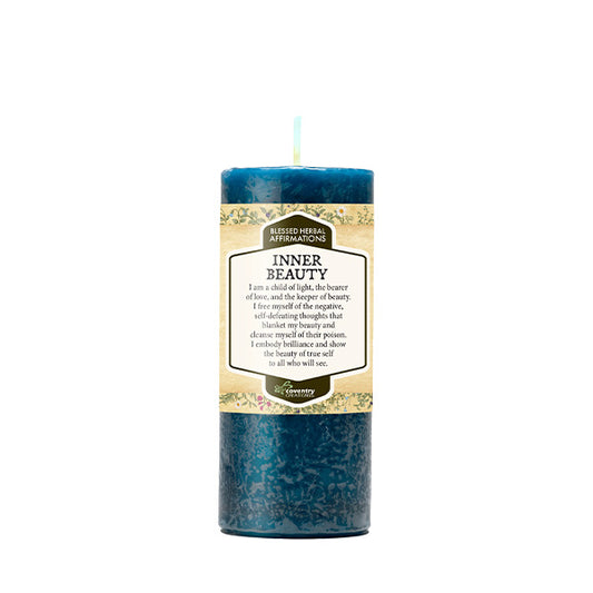 Coventry Creations Affirmation Candle, INNER BEAUTY; Show The Beauty Of True Self