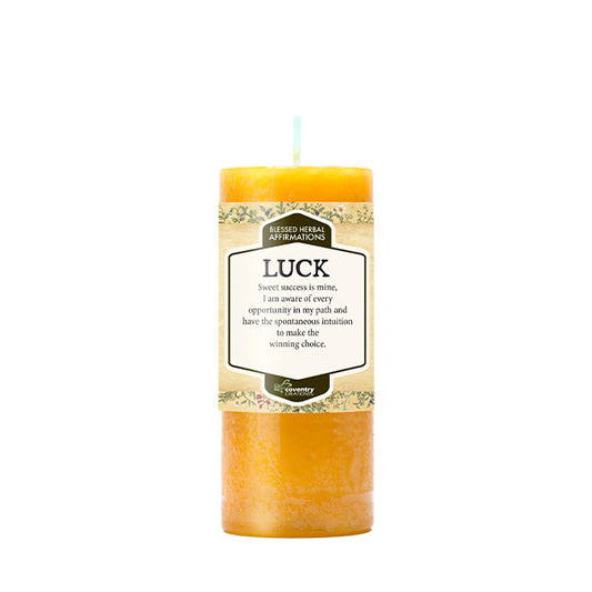 Coventry Creations Affirmation Candle, LUCK; Sweet Success Is Mine!