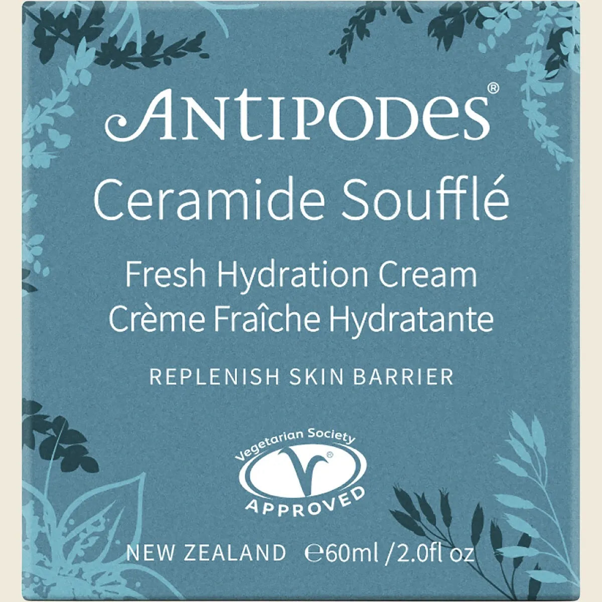 Antipodes Ceramide Souffle Fresh Hydration Cream 60ml, Barrier-Strength Moisture