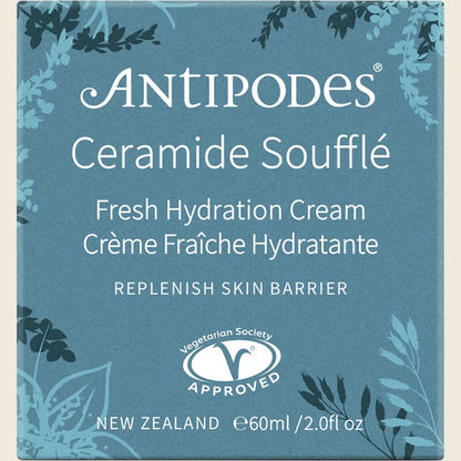 Antipodes Ceramide Souffle Fresh Hydration Cream 60ml, Barrier-Strength Moisture