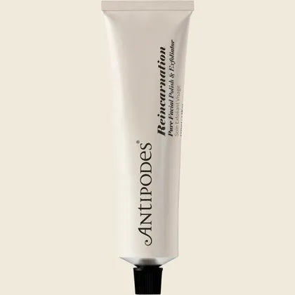 Antipodes Reincarnation Pure Facial Polish & Exfoliator 75ml, Smooth & Renew