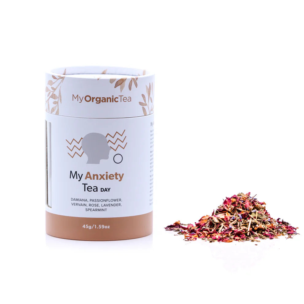 OrganiTea My Anxiety Tea DAY 45g, With Damiana & Rose
