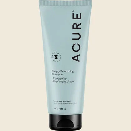 Acure Simply Smoothing Shampoo Coconut 236ml, For Frizz Control & Shine