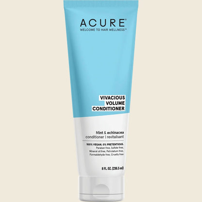 Acure Vivacious Volume Conditioner 236ml, For Fine Or Flat Hair