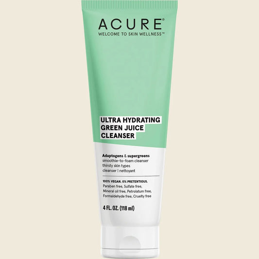 Acure Ultra Hydrating Green Juice Cleanser 118ml, To Deeply Cleanse & Refresh